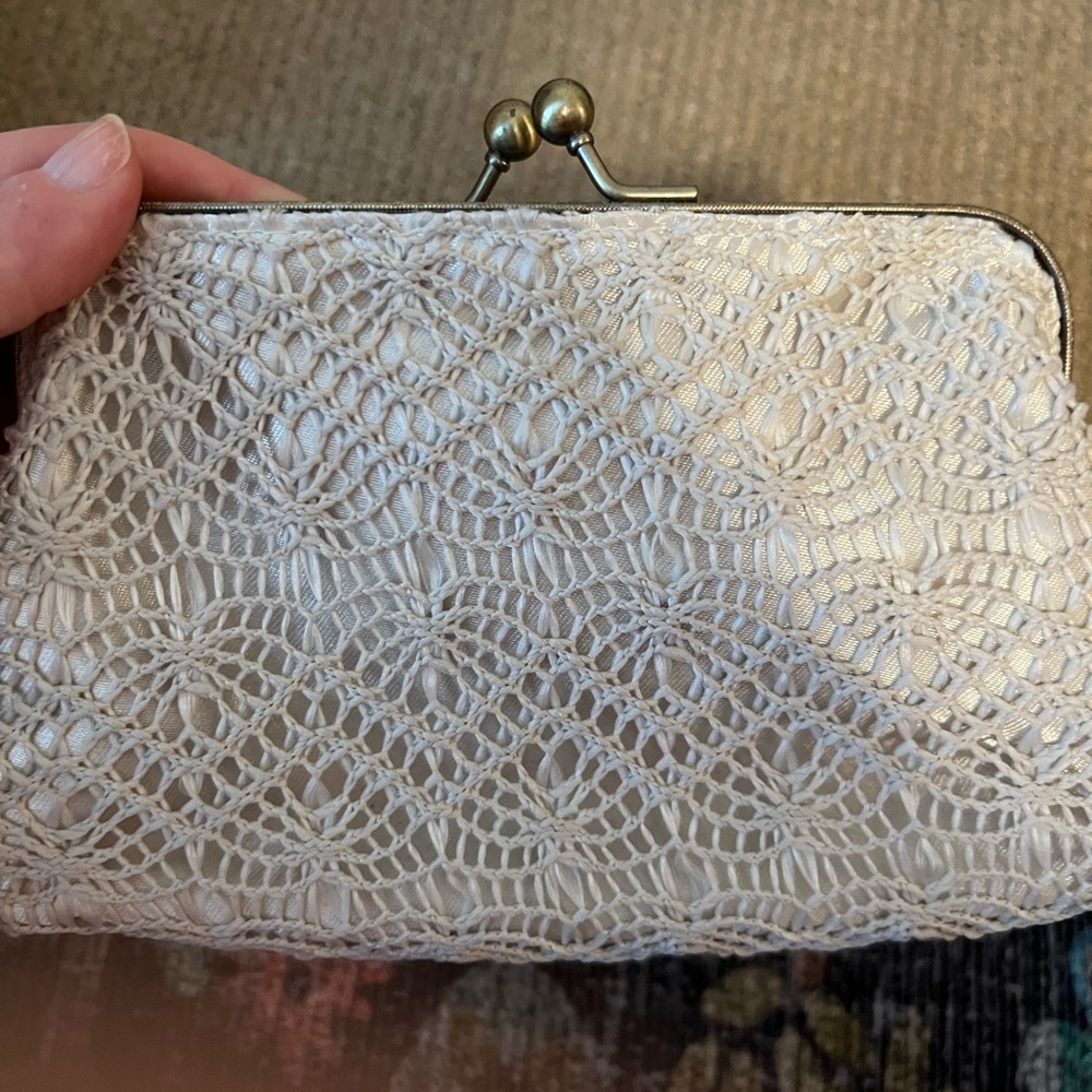 Lovely ivory clutch